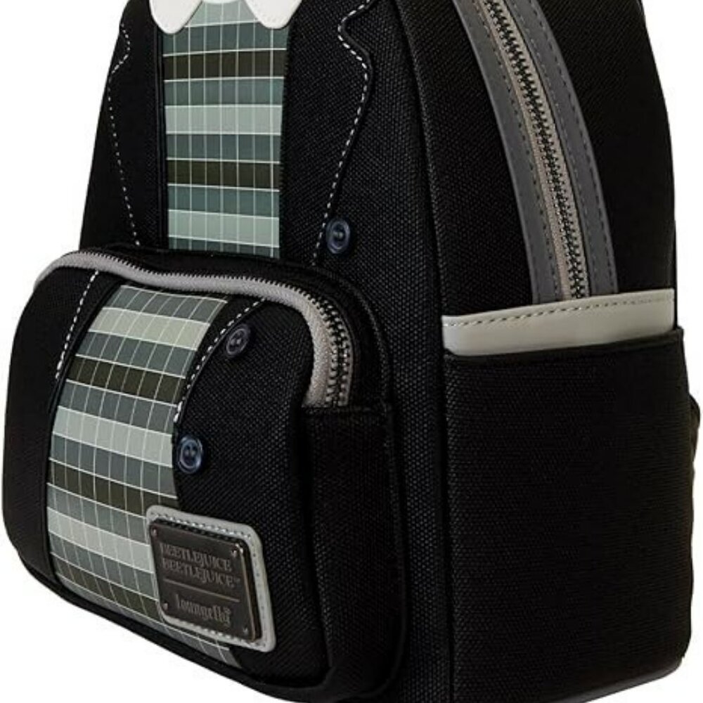 Loungefly Warner Brothers Beetlejuice 2 Mini Backpack NWT​ - Picture 2 of 5